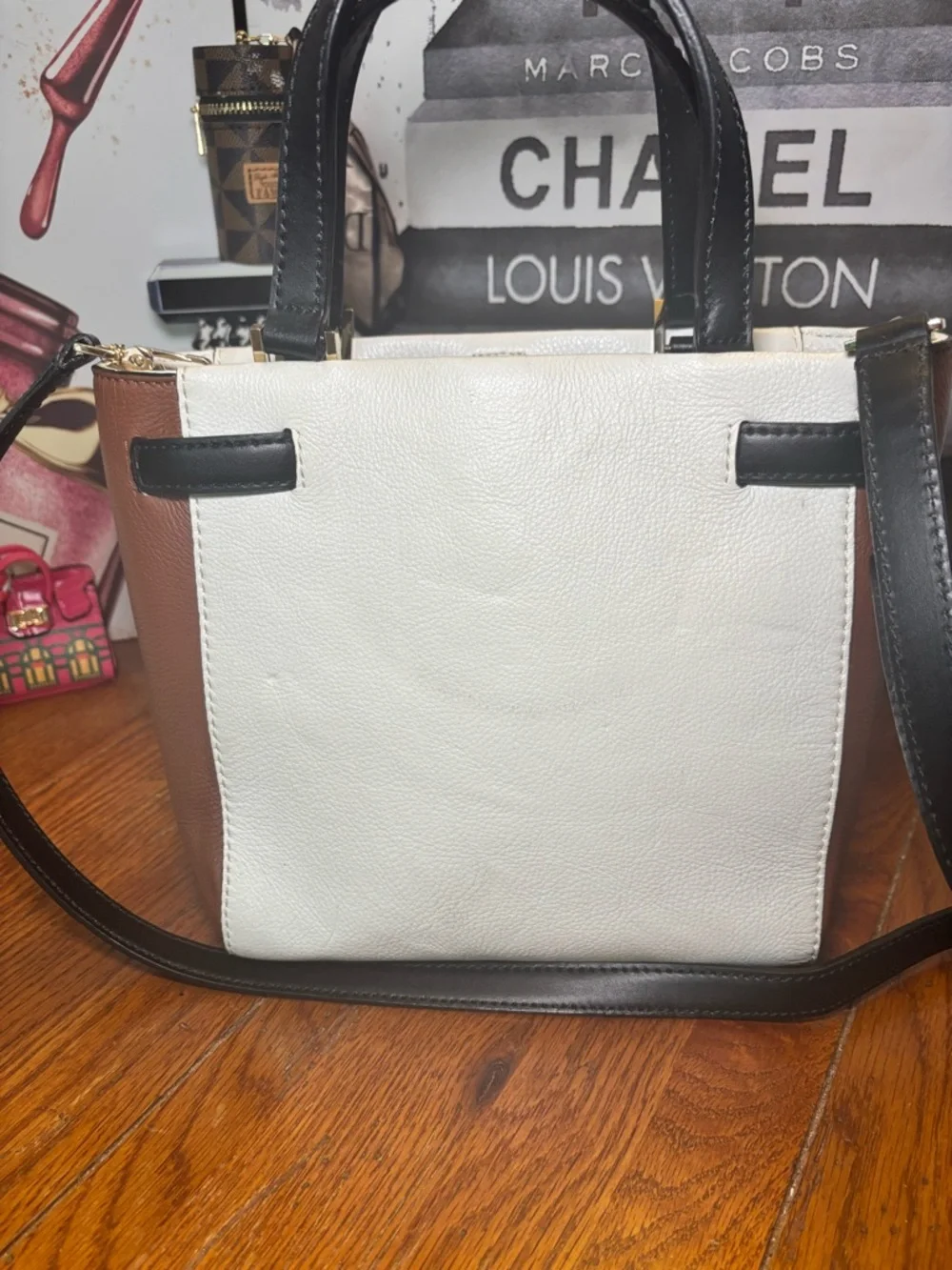 Kate Spade New York Toujours Medium Colorblock Leather Satchel Crossbody